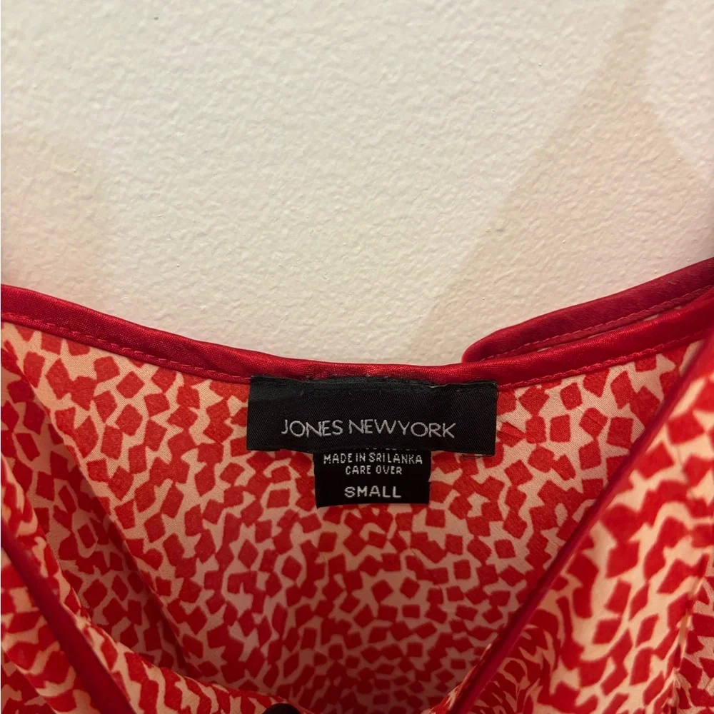 Red Patterned Tank Top - Picture 2 of 3